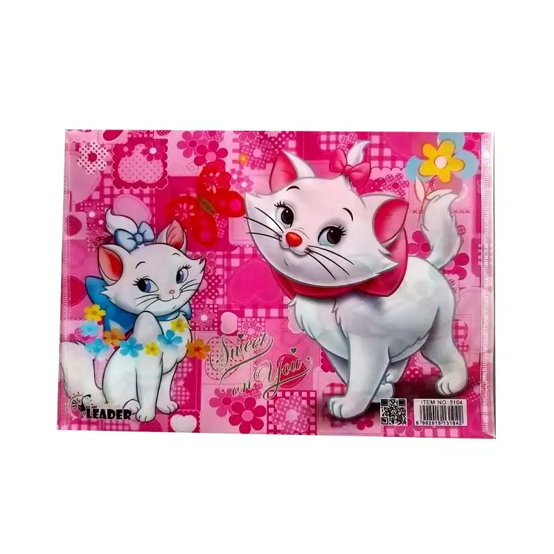 پوشه دکمه دار مدل گربه کد 3104