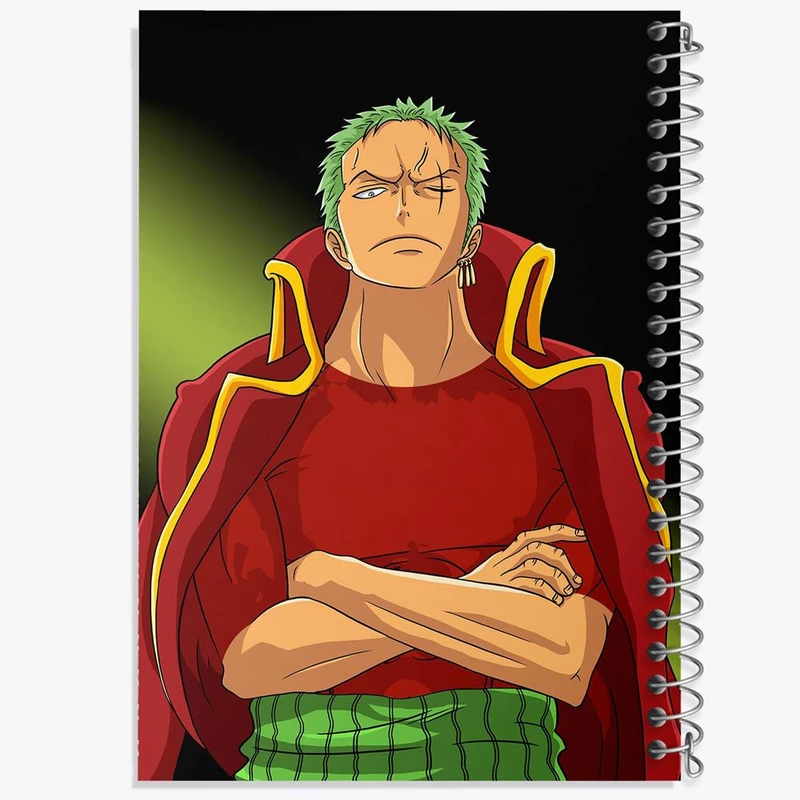 دفتر لیست خرید 50 برگ خندالو طرح زورو انیمه وان پیس One Piece کد 17248
