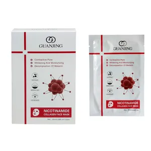 ماسک صورت گوانجینگ مدل NICOTINAMIDE حجم 25 میلی لیتر بسته 10 عددی