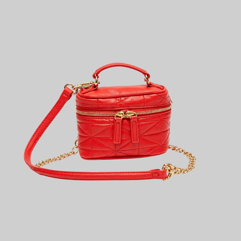 کیف دوشی زنانه ال سی وایکیکی مدل صندوقی دوخت‌دار کد LW 283