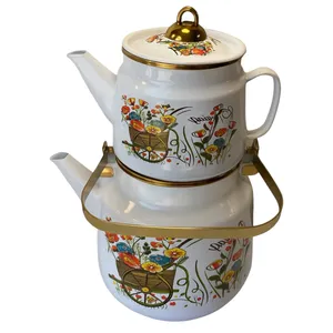 ست کتری و قوری مدل KR04 گنجایش کتری 3 لیتر گنجایش قوری 1 لیتر