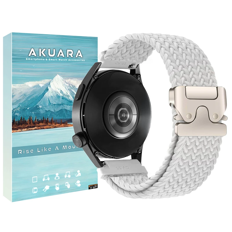 بند آکوآرا مدل Woven Parachute مناسب برای ساعت هوشمند هایلو RS4 / RS4 Plus / LS02 20mm