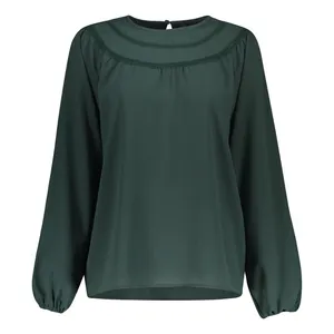 بلوز آستین بلند یقه گرد زنانه هومنیتی مدل WYWBL3640