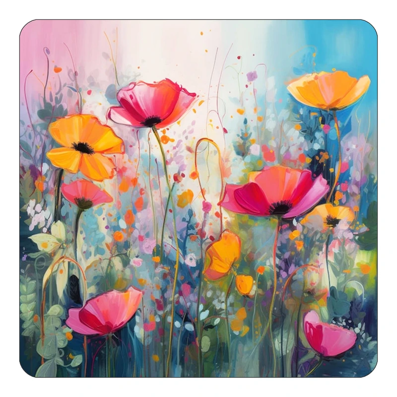 مگنت کاکتی طرح نقاشی رنگ روغن مدل mp71432