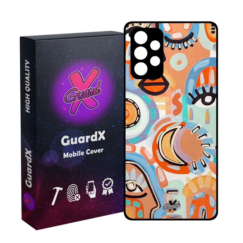 کاور گارد ایکس طرح چهره مدل Glass10431 مناسب برای گوشی موبایل سامسونگ Galaxy A32 5G/M32 5G