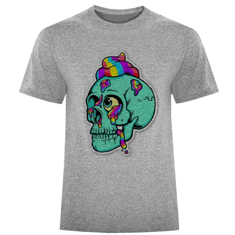 تی شرت آستین کوتاه مردانه طرح اسکلت کد W165