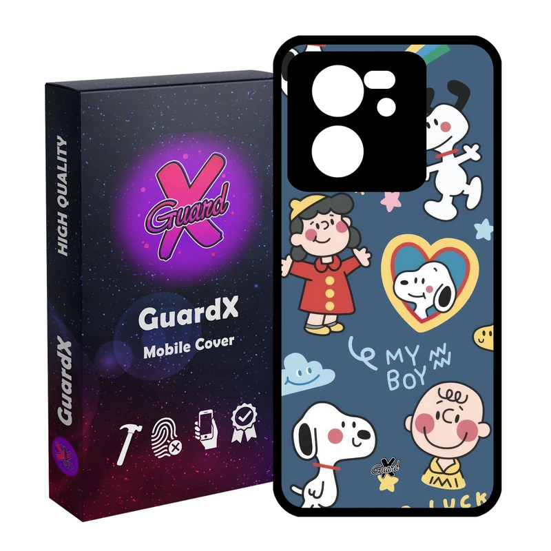 کاور گارد ایکس طرح نقاشی مدل Glass10640 مناسب برای گوشی موبایل شیائومی 13T/13T Pro/Redmi K60 Ultra