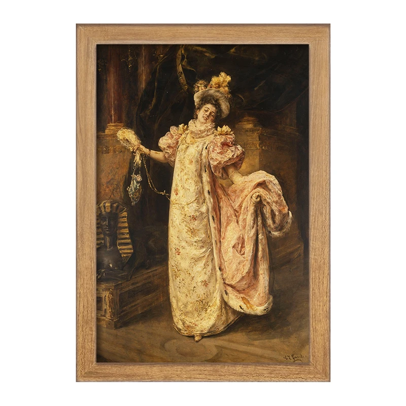 تابلو خندالو مدل نقاشی رسیدن به اپرا اثر ادواردو لئون گاریدو کد F12131