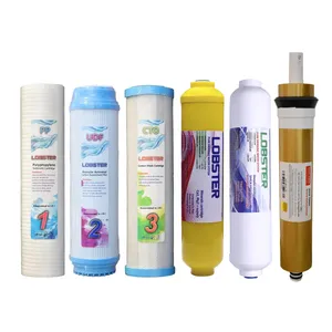 فیلتر دستگاه تصفیه کننده آب لابستر مدل LT42 مجموعه 5 عددی به همراه فیلتر گلدتورای مدل 75G