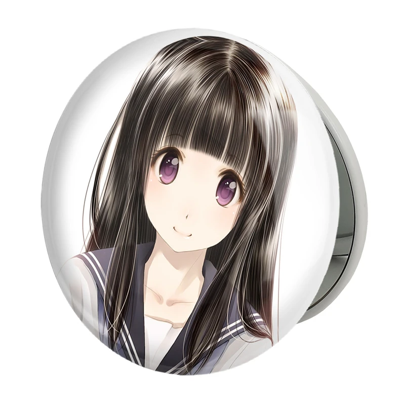 آینه جیبی خندالو طرح چیتاندا انیمه هیوکا Hyouka مدل تاشو کد 17109 