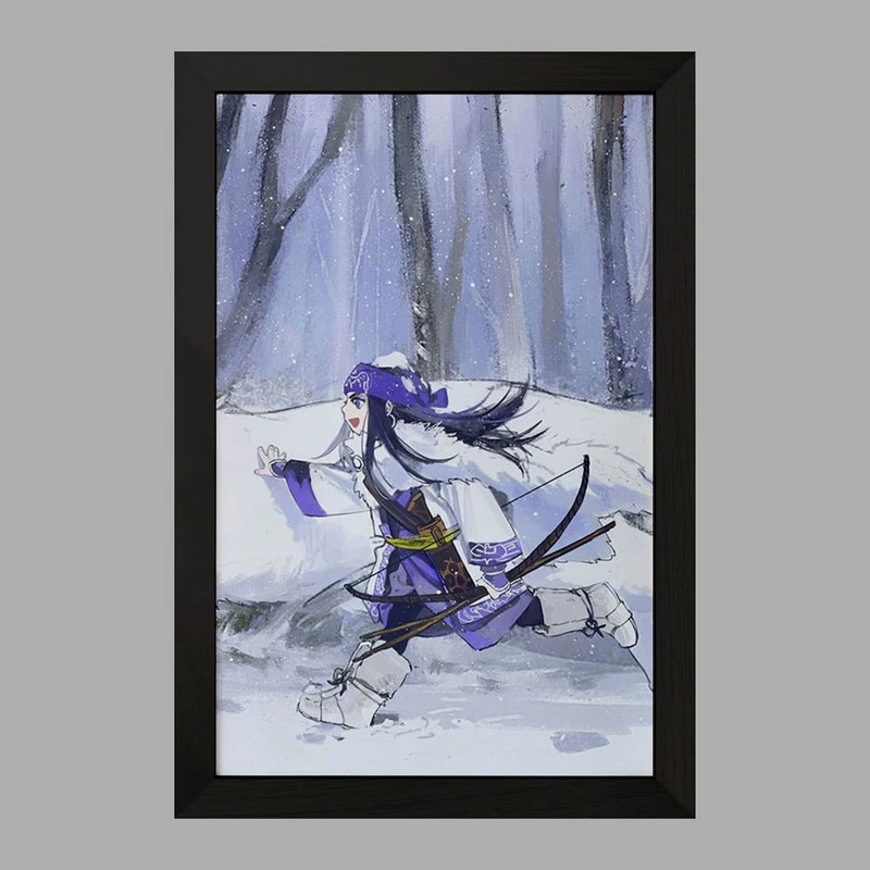 تابلو خندالو مدل اسیرپا انیمه کامویی طلایی Golden Kamuy کد 23736