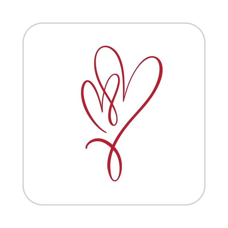 زیر لیوانی کاکتی طرح عاشقانه مدل mp40345