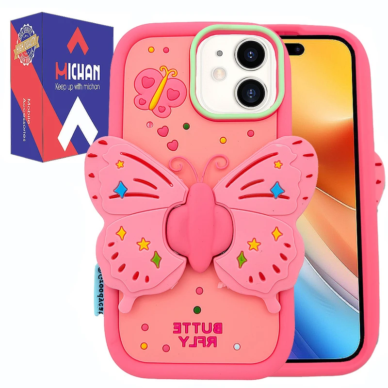 کاور میچان طرح پروانه مناسب برای گوشی موبایل اپل IPHONE 12
