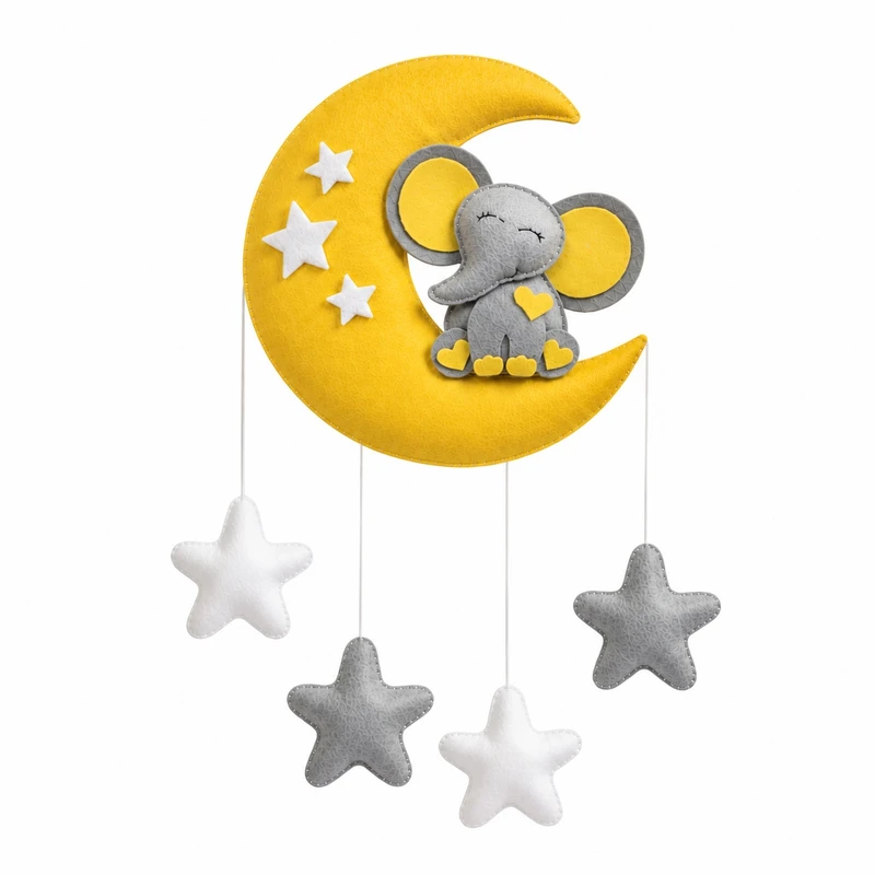 آویز اتاق کودک ریماز مدل فیل شاد