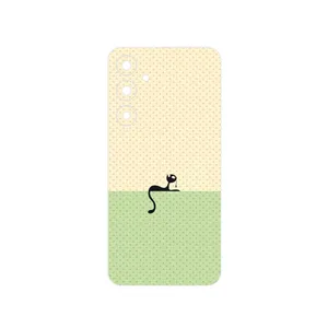 MAHOOT Minimal Internet Cat Icon Cover Sticker for Samsung Galaxy A55