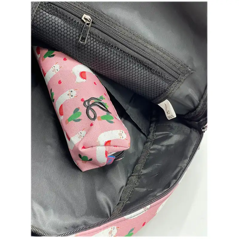 کوله پشتی ساراسا طرح لاما مدل Lama 01 به همراه جامدادی