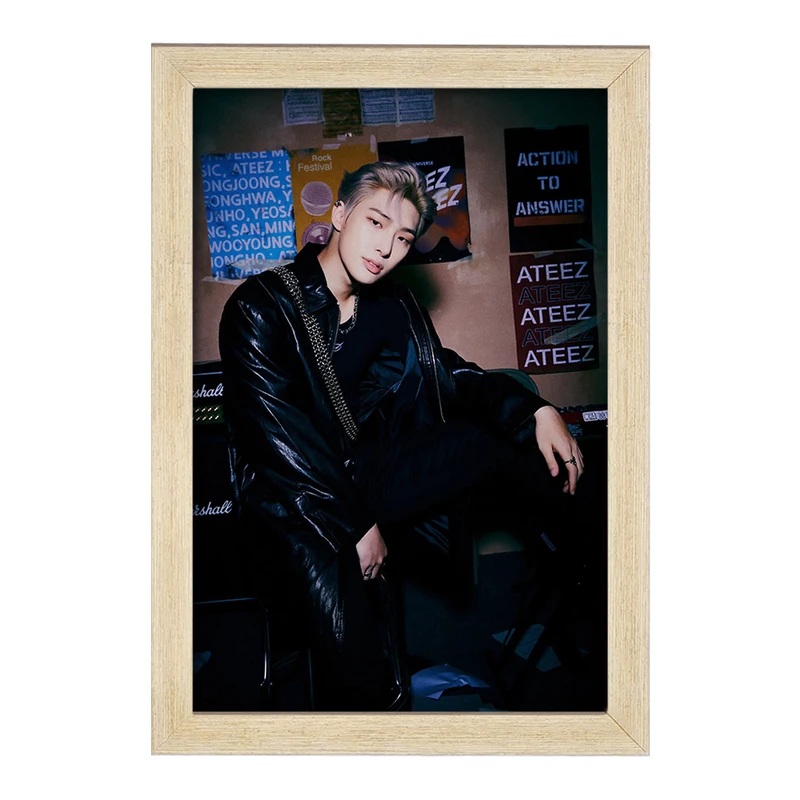 تابلو خندالو مدل مینگی گروه ایتیز ATEEZ  کد 21256