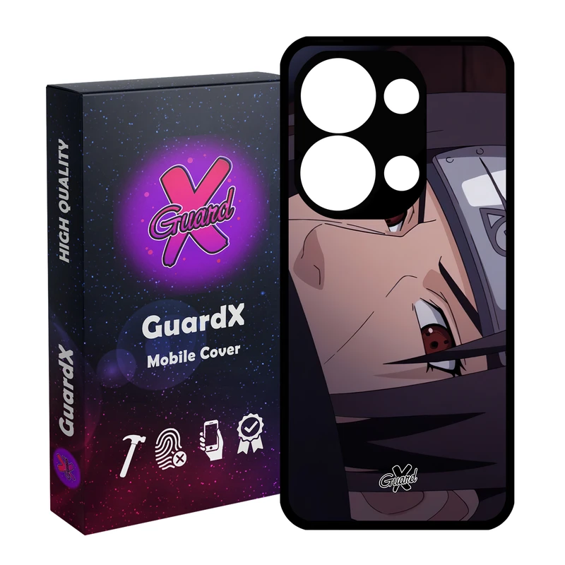 کاور گارد ایکس طرح Itachi Anime مناسب برای گوشی موبایل شیائومی Redmi Note 13 Pro 4G / Poco M6 Pro 4G