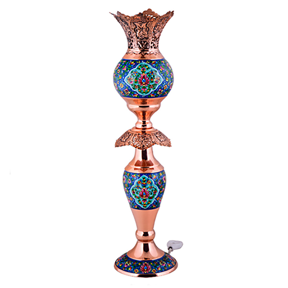 شمعدان مسی مدل پرداز کد P024