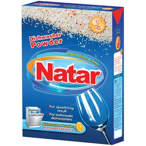 پودر ماشین ظرفشویی ناتار مدل رایحه لیمو وزن 1000 گرم