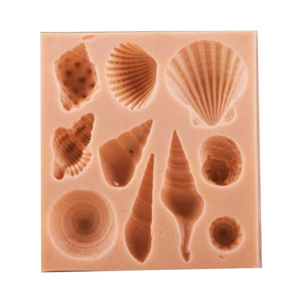 سیلیکون قالب گیری به گز مدل صدف دریایی