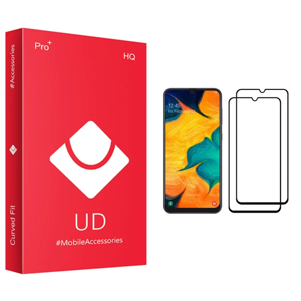 محافظ صفحه نمایش یو دی مدل +PRO مناسب برای گوشی موبایل سامسونگ Galaxy A30 بسته دو عددی