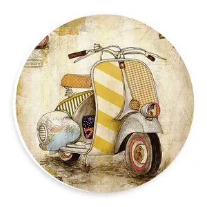 دیوارکوب طرح موتور وسپا مدل wtb447