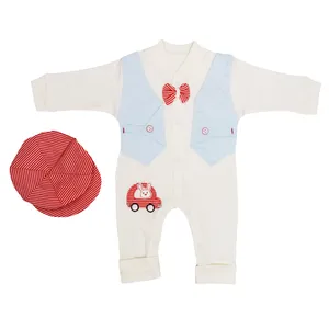 ست سرهمی و کلاه نوزادی مدل 274