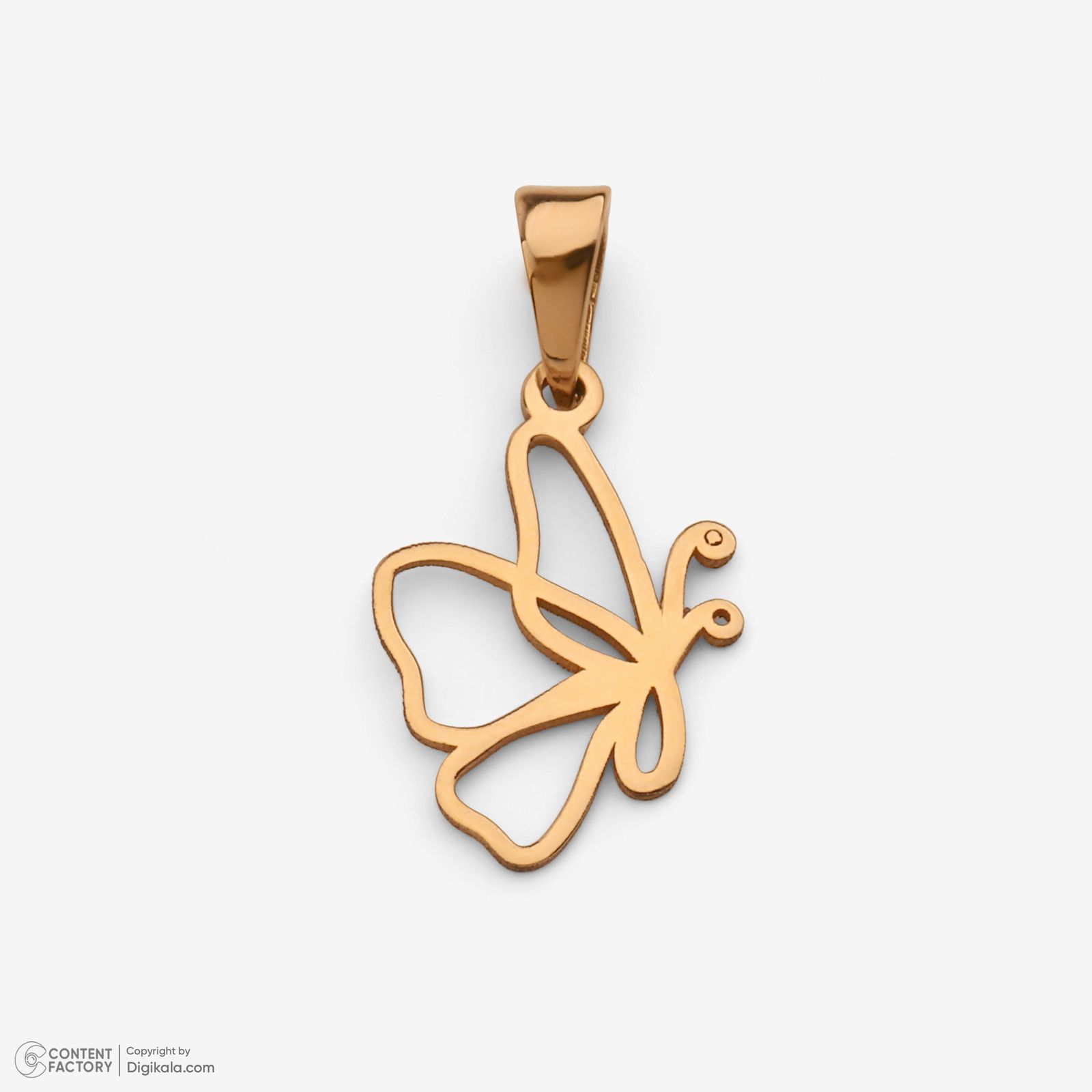 نیم ست طلا 18 عیار زنانه سایا گلد مدل پروانه ns11 -  - 9
