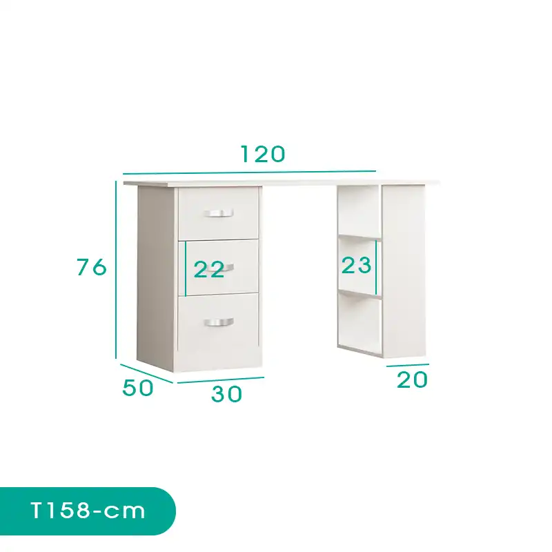 میز تحریر اسمردیس مدل T158 - MDF