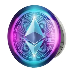 آینه جیبی خندالو طرح ارز دیجیتال اتریوم مدل تاشو کد 10888 