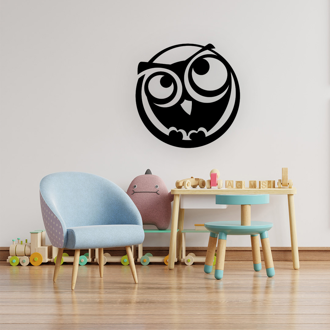 استیکر دیواری کودک مدل جغد