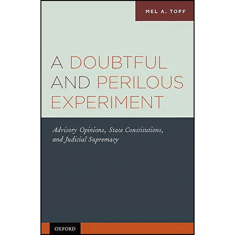 کتاب A Doubtful and Perilous Experiment اثر Mel A. Topf انتشارات Oxford University Press