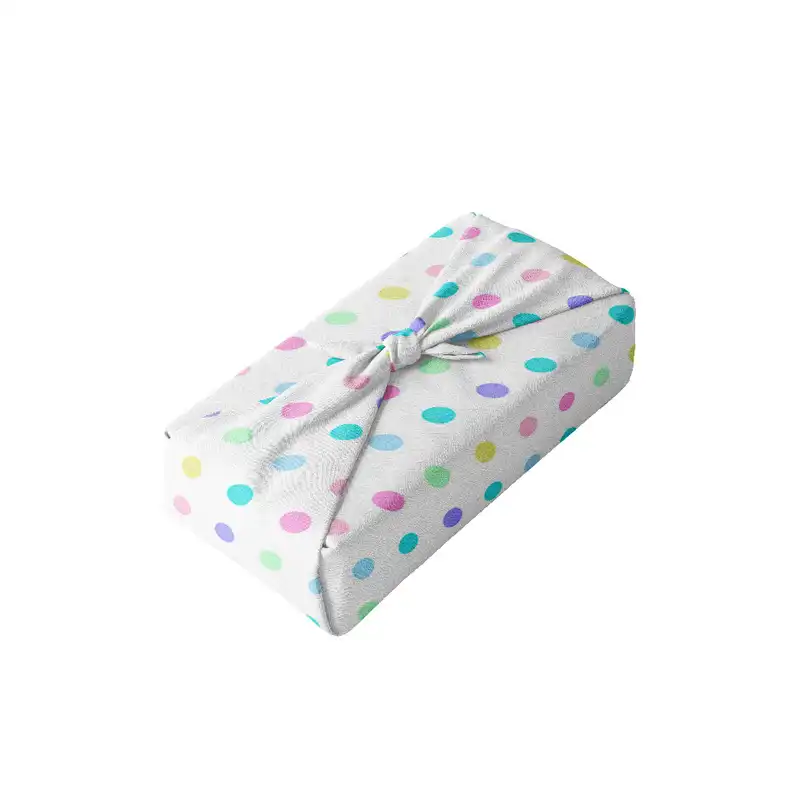 کاغذ کادو ترمه طراحان ایده مدل پترن دایره های رنگی کد strm0129