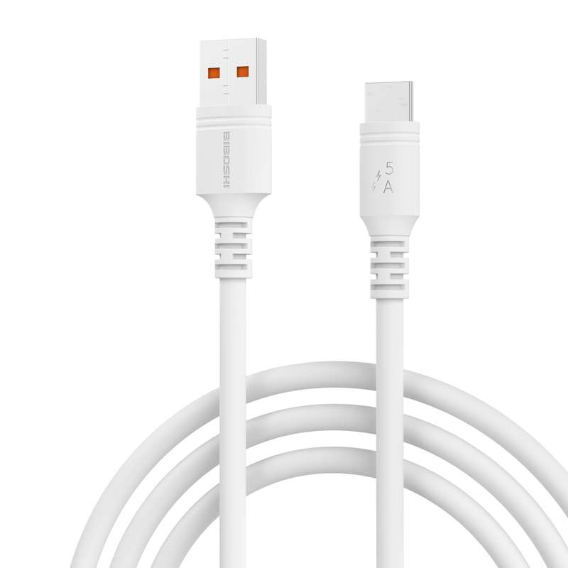کابل تبدیل USB به USB-C بیبوشی مدل A02.DATA.5A.FCHARGE طول 1 متر