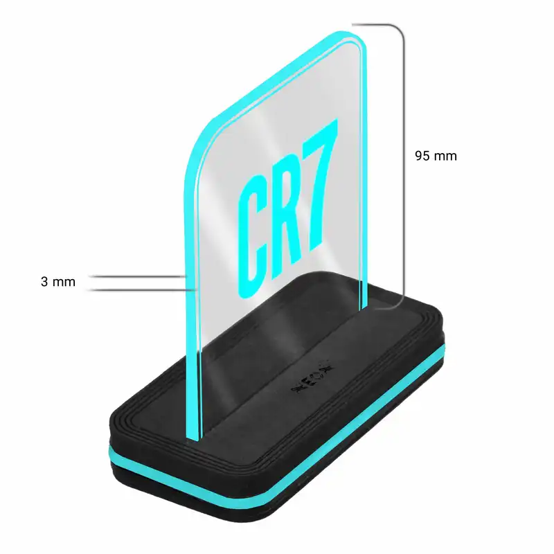 چراغ رومیزی نئون مدل CR7_TURQUOISE