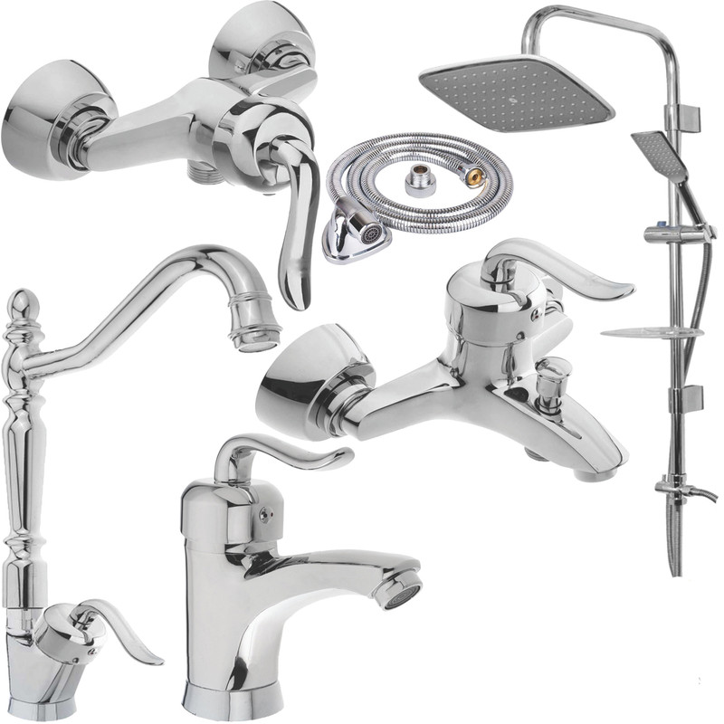 ست شیرآلات ایلمان مدل ونیز SD231 مجموعه 6 عددی ست شیرآلات ایلمان مدل ونیز SD231 مجموعه 6 عددی