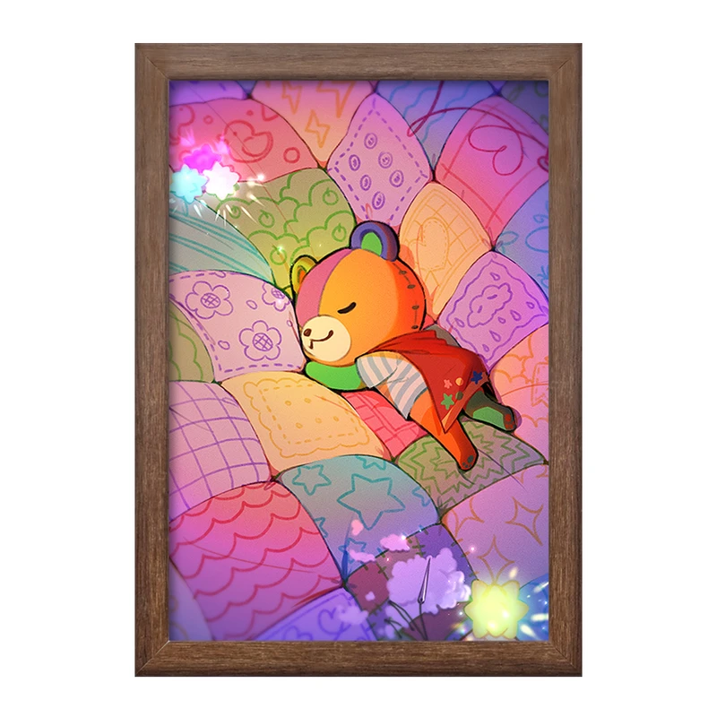 تابلو خندالو طرح بازی انیمال کراسینگ (Animal Crossing) کد 32643