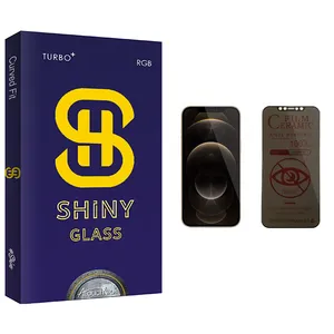Atouchbo Shiny Glass Privacy Screen Protector For Apple اپل iPhone 12 Pro Max