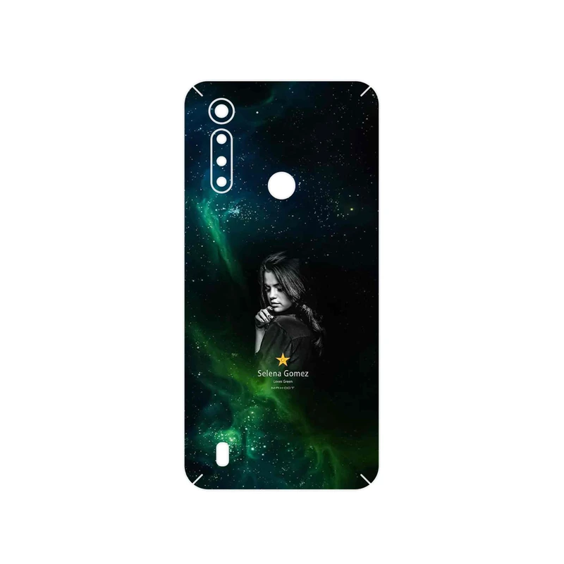 برچسب پوششی ماهوت مدل Selena Gomez مناسب برای گوشی موبایل موتورولا Moto G8 Power Lite