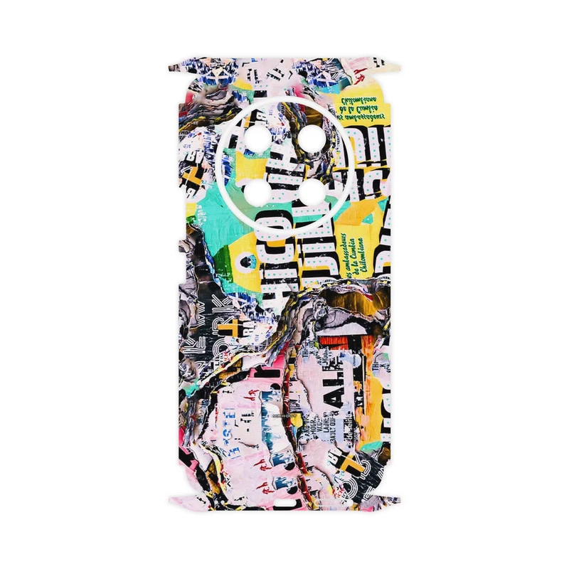 برچسب پوششی ماهوت مدل Collage of Teared Paper-FullSkin مناسب برای گوشی موبایل آنر X9c