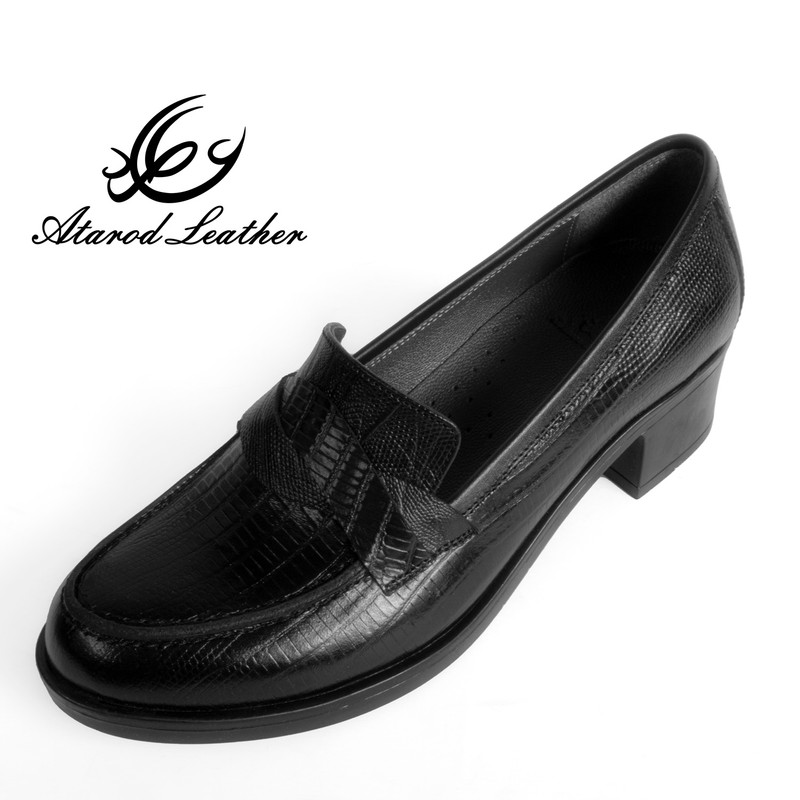 کفش زنانه چرم عطارد مدل چرم طبیعی کد SH146