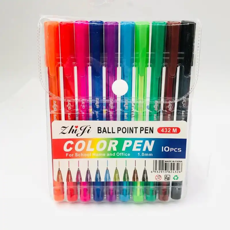 خودرکار رنگی ژیکی کد01 بسته 10 عددی