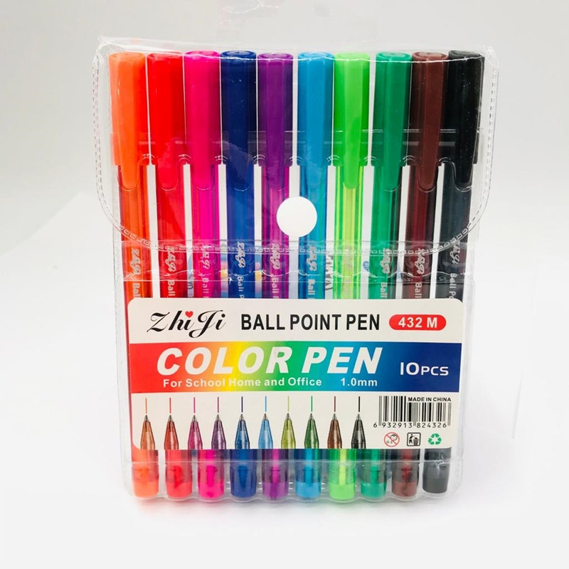 خودرکار رنگی ژیکی کد01 بسته 10 عددی