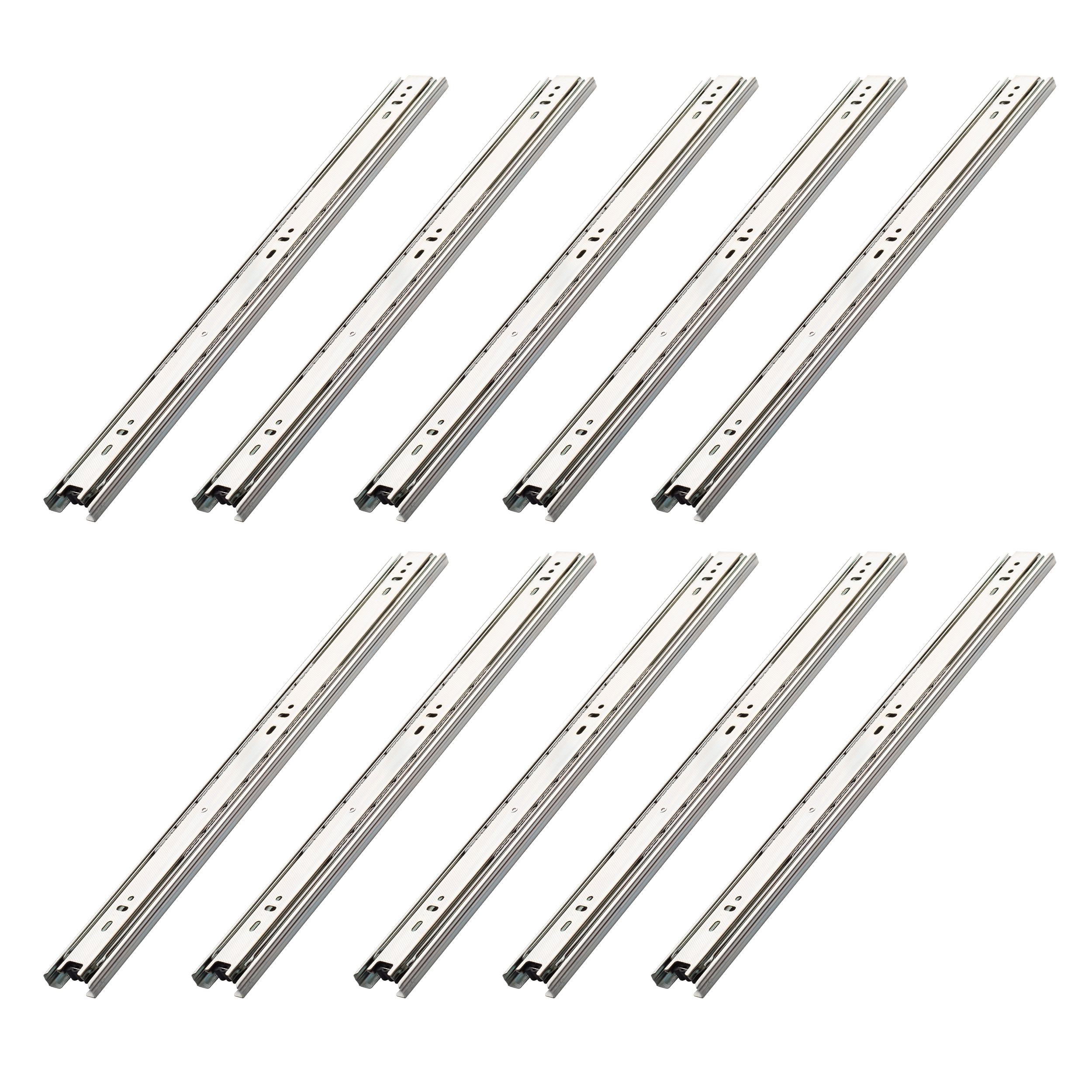 ریل کشو دی جی اس مدل ساچمه ای 30 سانتی متری بسته 10 عددی