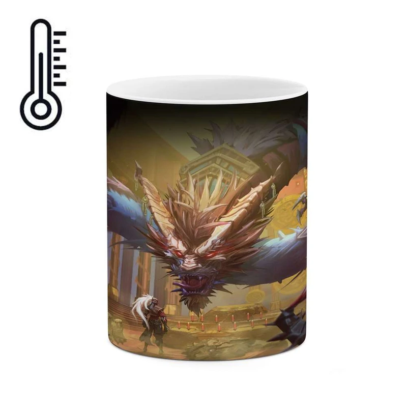 ماگ حرارتی کاکتی مدل اژدها کد mgh17318