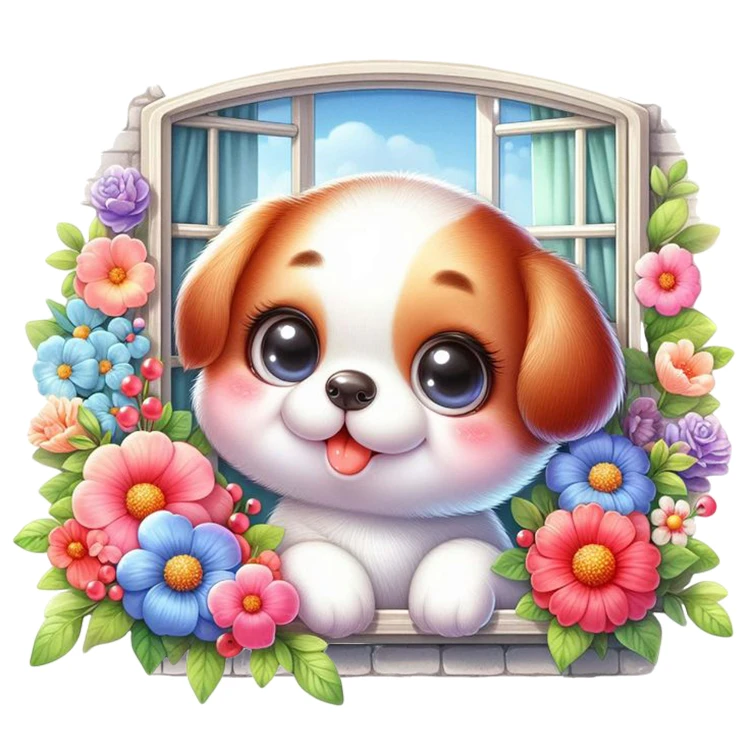 استیکر پارچه و لباس پاد آفرین مدل سگ کد DKST343