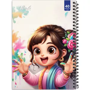 دفتر نقاشی 40 برگ انتشارات بله طرح دختر نقاش کد A4-K533