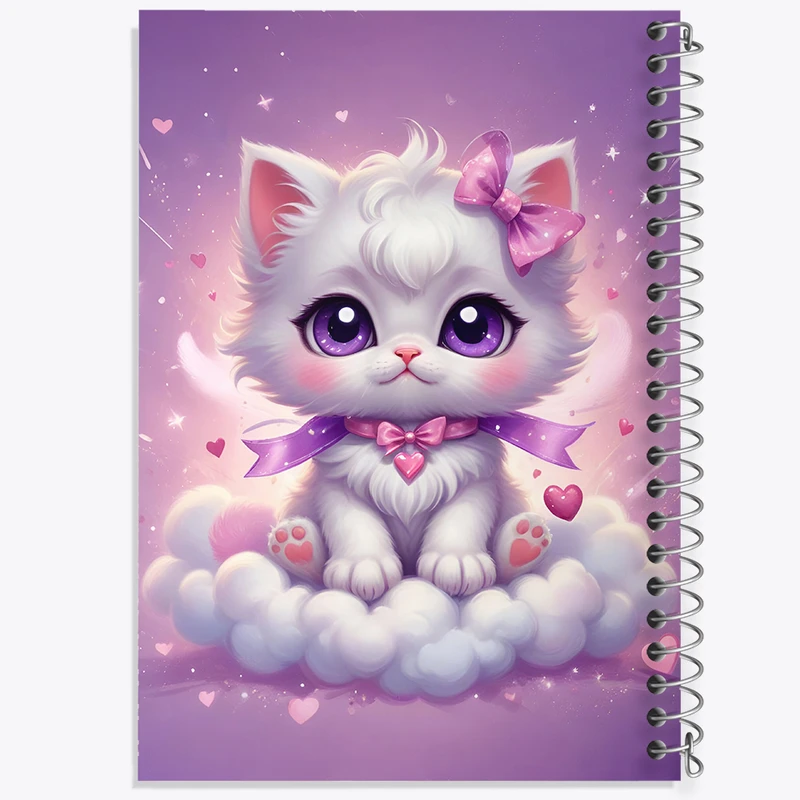 دفتر لیست خرید 50 برگ خندالو طرح گربه کیوت کد F5450