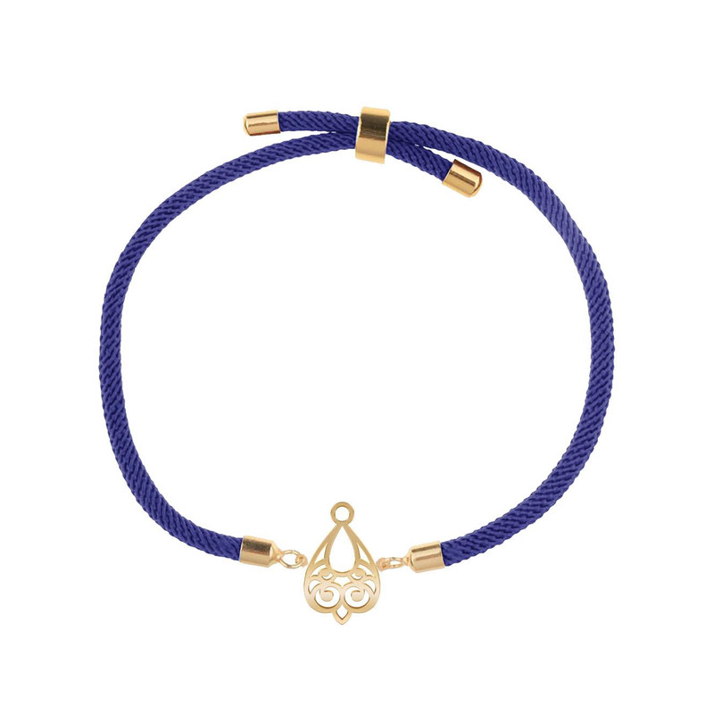 دستبند طلا 18 عیار زنانه مدوپد مدل اسلیمی کد D15-10627